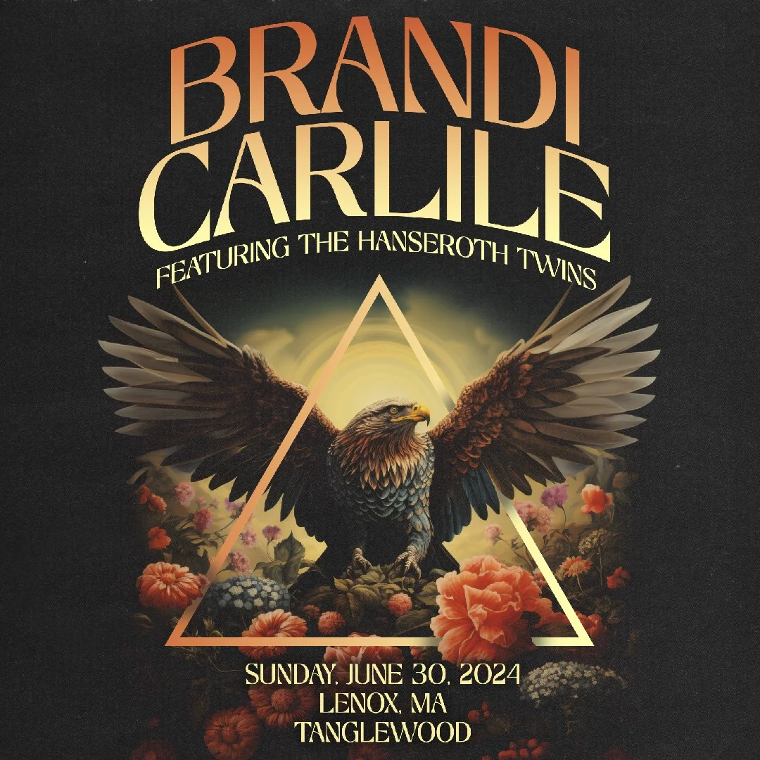 Brandi Carlile Tanglewood concert artwork for June 30 2024