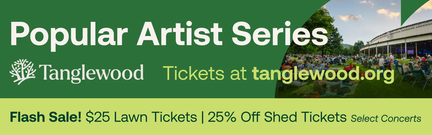 Tanglewood Popular Artist Series flash-sale banner