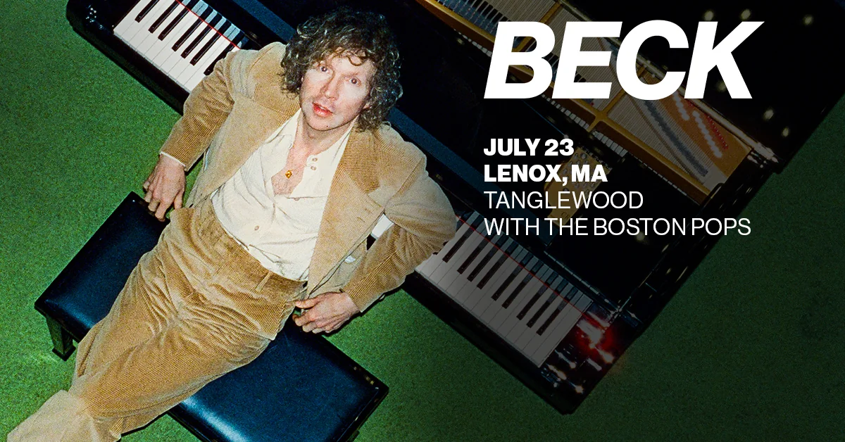 Beck with the Boston Pops Tanglewood advertisement